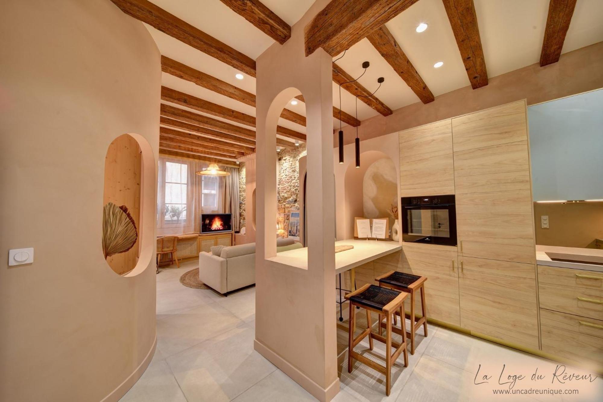 La Loge Du Reveur - Spa - Vieux-Lyon Bagian luar foto